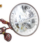 V-Twin Manufacturing Canada - 7  LED Headlamp Assembly by Wyatt Gatling - 33-1008