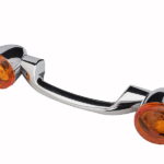 V-Twin Manufacturing Canada - Chrome Revox Turn Signal Bar with Lamps - 33-1175