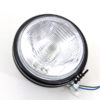 V-Twin Manufacturing Canada - 5-3/4  Round Stock Type Black Headlamp - 33-1418