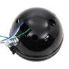 V-Twin Manufacturing Canada - 5-3/4  Round Stock Type Black Headlamp - 33-1418 - Image 2