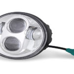 V-Twin Manufacturing Canada - Cyron Urban 5-3/4  LED Headlamp Unit Chrome - 33-1580