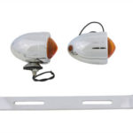 V-Twin Manufacturing Canada - Bullet Marker Lamp Bracket Kit - 33-2050