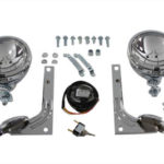 V-Twin Manufacturing Canada - Clear Pursuit Spotlamp Kit - 33-2087