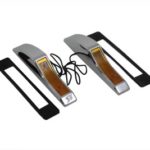 V-Twin Manufacturing Canada - Chrome Marker Lamp Set with Amber Lens - 33-2093