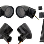 V-Twin Manufacturing Canada - Black Revox Bullet Style LED Turn Signal Lamp Kit - 33-5010