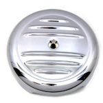 V-Twin Manufacturing Canada - 8  Chrome Stripe Air Cleaner Cover - 34-0744
