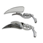 V-Twin Manufacturing Canada - Tear Drop Mirror Set - 34-0759