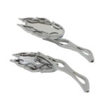 V-Twin Manufacturing Canada - Fireball Mirror Set Chrome - 34-1245