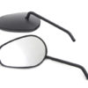 V-Twin Manufacturing Canada - Sidewinder Mirror Set with Round Stems Black - 34-1377