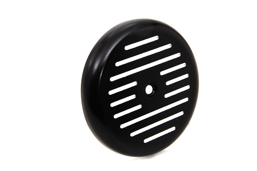 Black Ball Milled Air Cleaner Cover for Harley Davidson by V-Twin