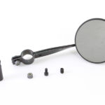 V-Twin Manufacturing Canada - Black Replica Early Style Spring Fork Mirror - 34-1571