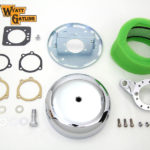 V-Twin Manufacturing Canada - Chrome Wyatt Gatling Air Cleaner Assembly - 34-1706