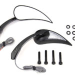 V-Twin Manufacturing Canada - Billet Tear Drop Mirror Set - 34-1951