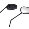 V-Twin Manufacturing Canada - Rectangle Mirror Set with Round Long Stems - 34-1960