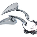 V-Twin Manufacturing Canada - Billet Tear Drop Mirror Set - 34-8220