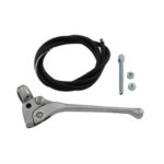 V-Twin Manufacturing Canada - Polished Brake Handle Cable Kit - 36-0576