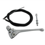 V-Twin Manufacturing Canada - Chrome Brake Handle Cable Kit - 36-0577