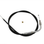 V-Twin Manufacturing Canada - Black Throttle Cable with 42  Casing - 36-0732