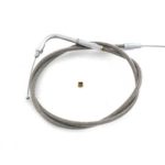 V-Twin Manufacturing Canada - Braided Stainless Steel Throttle Cable with 38  Casing - 36-1544