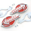 V-Twin Manufacturing Canada - Gas Tank Emblems with Red Lettering - 38-0800 - Image 2