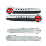 V-Twin Manufacturing Canada - Gas Tank Emblems with Black Lettering - 38-0805