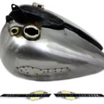 V-Twin Manufacturing Canada - Bobbed 3.5 Gallon Gas Tank Set - 38-0841