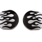 V-Twin Manufacturing Canada - Flame Style Vented and Non-Vented Gas Cap Set - 38-1342