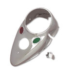 V-Twin Manufacturing Canada - Chrome Cateye Dash Panel - 39-0112
