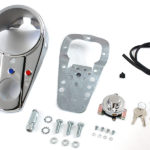 V-Twin Manufacturing Canada - Chrome Three Light Dash Panel Kit - 39-0951