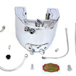 V-Twin Manufacturing Canada - Chrome 1937 Style Oil Tank Kit - 40-0281