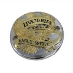 V-Twin Manufacturing Canada - Gold Inlay Live to Ride Ignition System Cover - 42-0088