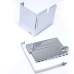 V-Twin Manufacturing Canada - Battery Cover Kit Chrome Ribbed - 42-0557