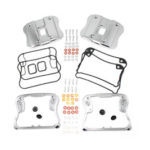 V-Twin Manufacturing Canada - Top Rocker Box Cover and D-Ring Kit Chrome - 42-0789