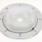 V-Twin Manufacturing Canada - Steel Dimple Derby Cover Chrome - 42-0873