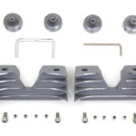 V-Twin Manufacturing Canada - Head Bolt and Spark Plug Cover Kit Silver - 42-1156