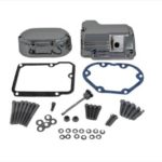 V-Twin Manufacturing Canada - Transmission Side Cover and Top Cover Set Chrome - 43-0792