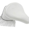 V-Twin Manufacturing Canada - White K Model Solo Seat - 47-0830