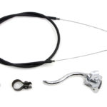V-Twin Manufacturing Canada - Chrome Brake Handle Cable Kit - 49-0894
