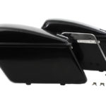 V-Twin Manufacturing Canada - Replica Saddlebag Set Black - 49-2669