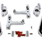 V-Twin Manufacturing Canada - Passenger Footboard Set with Swingarm Mount Kit - 51-0867