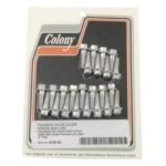 V-Twin Manufacturing Canada - Rocker Box Valve Cover Screws Short Cadmium - 8735-24