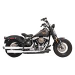 Freedom 3 1/4" Racing Slip-on Exhaust Chrome Harley Davidson Softail FXBB, BR, FB, LR, FLFB, DE, HC, SL 2018-2024
