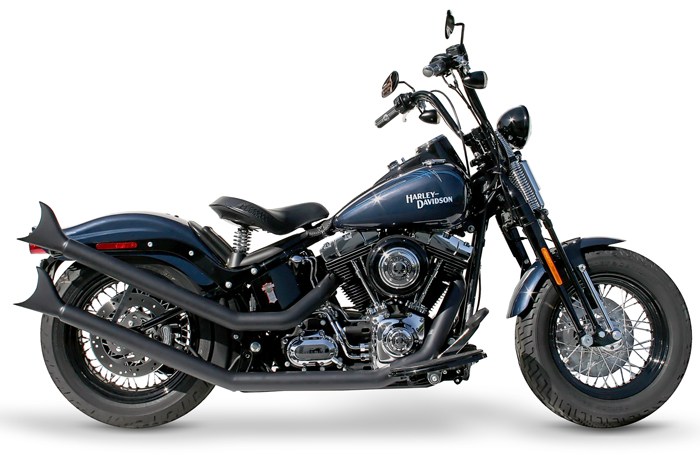 Samson Exhaust Legend Series Renegades in Chrome Harley Davidson ...