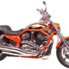 Tab Performance Non-Baffled Chrome Turn Outs Slip-on Exhaust 2002-2010 HD Select V-Rod Models - Image 2