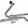 Tab Performance Chrome 2-into-2 Touring Exhaust Head Pipes 2009-2016 HD Touring