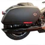 Tab Performance Slip-on 4" Exhaust Pipe Black or Chrome 2018-2021 HD Softail Sport Glide