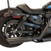 Tab Performance Sportster Black Tip Compatible Slip-on Exhaust with Baffle 2014 + HD Sportster - Image 2