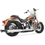 Freedom Racing Dual Exhaust Chrome Harley Davidson Softail FXST / FLST 2007-2017