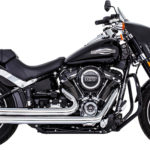 Freedom Independence Staggered Exhaust Chrome Harley Davidson Softail FXBB, BR, FB, LR, FLFB, DE, HC, SL 2018-2024