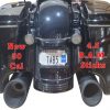 Tab Performance 1995-2016 HD Touring 50 Cal Slip-On Mufflers - Black or Chrome - Image 3